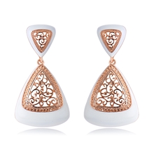 Show details for Affordable Rose Gold Plated Classic Dangle Earrings From Reliable Factory