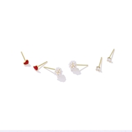 Picture of Fast Selling Red Cubic Zirconia Stud Earrings from Editor Picks