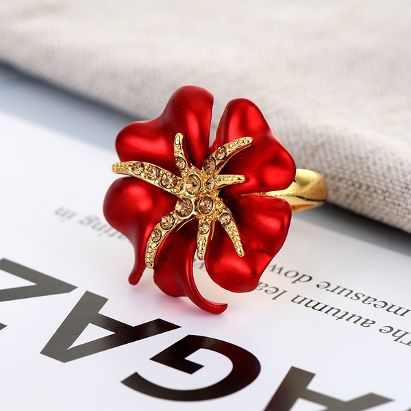 Picture of Zinc Alloy Red Fashion Ring with Unbeatable Quality