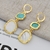Picture of Zinc Alloy White Big Hoop Earrings with Full Guarantee