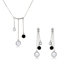 Show details for Classic Rose Gold Plated Necklace and Earring Set at Unbeatable Price