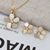 Picture of Bulk Rose Gold Plated Zinc Alloy Necklace and Earring Set with No-Risk Return