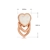 Picture of Designer Rose Gold Plated Shell Stud Earrings with No-Risk Return