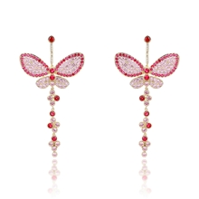Show details for Casual Butterfly Dangle Earrings with Beautiful Craftmanship