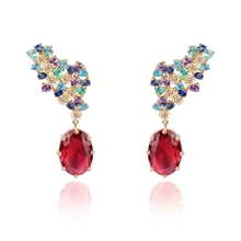 Show details for Fast Selling Red Copper or Brass Dangle Earrings For Your Occasions