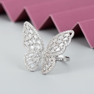 Picture of Casual Cubic Zirconia Adjustable Ring with Fast Delivery