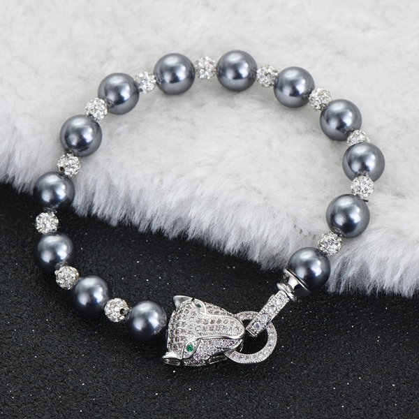 Picture of Unusual Casual Cubic Zirconia Fashion Bracelet