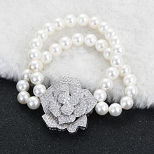 Show details for Copper or Brass White Fashion Bracelet from Certified Factory