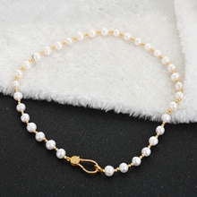 Show details for Classic White Pendant Necklace with Wow Elements