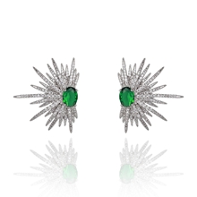 Show details for Distinctive Copper or Brass Big Big Stud Earrings