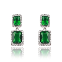 Show details for Luxury Cubic Zirconia Dangle Earrings Online Only