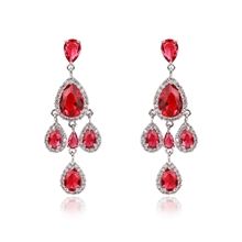 Show details for Recommended Platinum Plated Luxury Dangle Earrings from Top Designer