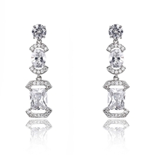 Show details for Copper or Brass Big Dangle Earrings at Super Low Price