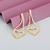 Picture of Delicate Cubic Zirconia White Dangle Earrings