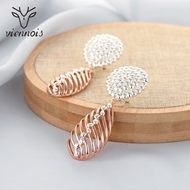 Picture of Low Price Zinc Alloy Big Dangle Earrings Direct from Factory