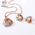 Picture of Pretty Small Rose Gold Plated Necklace and Earring Set