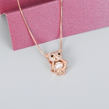 Show details for Hot Selling Rose Gold Plated Animal Pendant Necklace from Top Designer