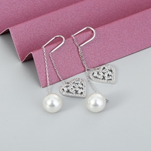 Show details for Staple Small Love & Heart Dangle Earrings