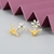 Picture of Need-Now White Gold Plated Big Stud Earrings with SGS/ISO Certification