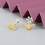 Show details for Need-Now White Gold Plated Big Stud Earrings with SGS/ISO Certification