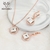 Picture of Classic Artificial Crystal Necklace and Earring Set with Speedy Delivery