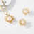 Picture of Beautiful Artificial Pearl Zinc Alloy Necklace and Earring Set