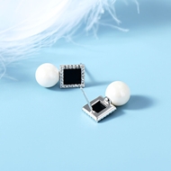 Picture of Best Swarovski Element Pearl Small Stud Earrings