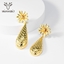 Show details for Dubai Big Dangle Earrings with Fast Delivery