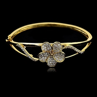 Picture of Excellent Brass Micro Pave Setting Bangles