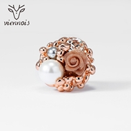 Picture of Simple And Elegant Zinc-Alloy Venetian Pearl Fashion Rings