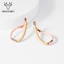 Show details for Inexpensive Rose Gold Plated Classic Big Stud Earrings from Reliable Manufacturer