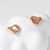 Picture of Copper or Brass Rose Gold Plated Stud Earrings with Full Guarantee