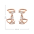 Picture of Hypoallergenic Rose Gold Plated Small Clip On Earrings with Easy Return