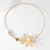 Picture of Shop Gold Plated Flowers & Plants Collar Necklace with Wow Elements