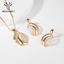Show details for Hypoallergenic Gold Plated Dubai Necklace and Earring Set with Easy Return