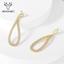 Show details for Best Cubic Zirconia Gold Plated Dangle Earrings