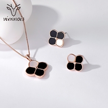 Show details for Fashionable Casual Copper or Brass Necklace and Earring Set