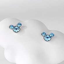 Show details for Great Swarovski Element Copper or Brass Stud Earrings