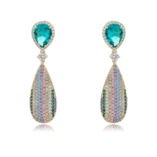 Show details for Amazing Medium Colorful Dangle Earrings