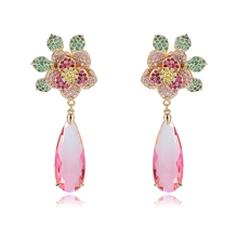 Show details for Flowers & Plants Medium Dangle Earrings with Fast Shipping