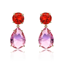 Show details for Fast Selling Pink Luxury Dangle Earrings from Editor Picks