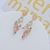 Picture of Medium Cubic Zirconia Dangle Earrings with Beautiful Craftmanship