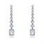 Show details for Good Cubic Zirconia Platinum Plated Dangle Earrings