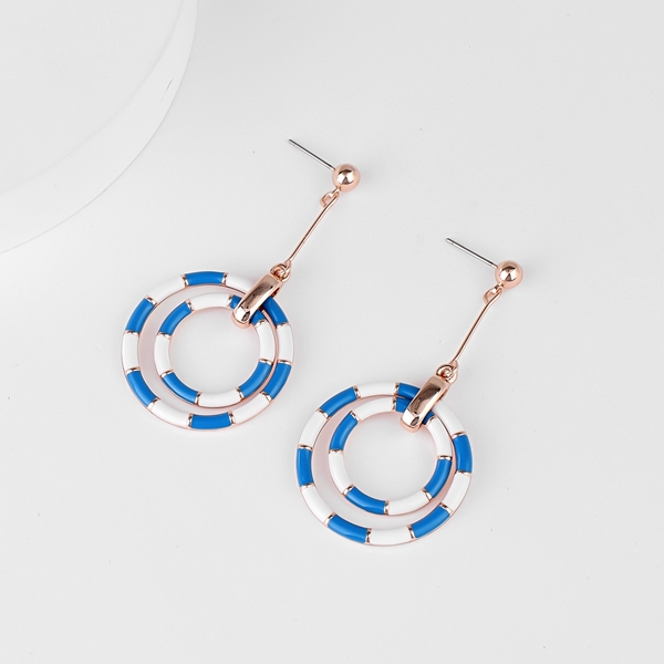 Picture of Zinc Alloy Rose Gold Plated Dangle Earrings for Her