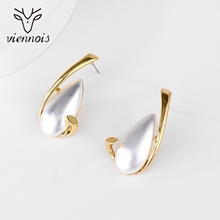 Show details for Designer Gold Plated Dubai Stud Earrings with No-Risk Return