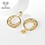 Picture of Featured Gold Plated Big Dangle Earrings with Full Guarantee