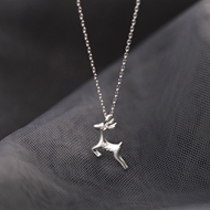 Picture of Need-Now Platinum Plated Animal Pendant Necklace from Editor Picks