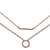 Picture of Trendy White Rose Gold Plated Pendant Necklace with No-Risk Refund