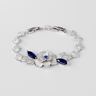 Show details for Distinctive Blue Flowers & Plants Fashion Bracelet at Great Low Price Show details for Distinctive Blue Flowers & Plants Fashion Bracelet at Great Low Price
