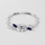 Picture of Distinctive Blue Flowers & Plants Fashion Bracelet at Great Low Price